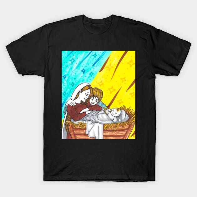 The birth of Jesus T-Shirt by FairytalesInBlk